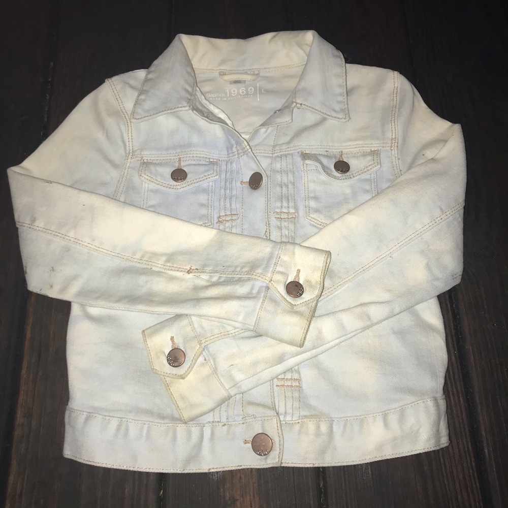 ⚡️Gap Kids Retro Light Wash Jean Jacket Size Large